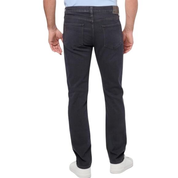 Paige Federal Transcend Slim Straight Jeans Men's Size 34 Dark Gray Denim Pants - Picture 2 of 11